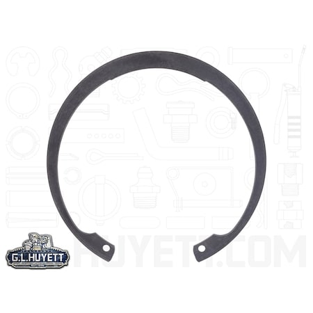 Huyett Internal Retaining Ring, Steel, Black Phosphate Finish, M102 Bore Dia. DHO-102